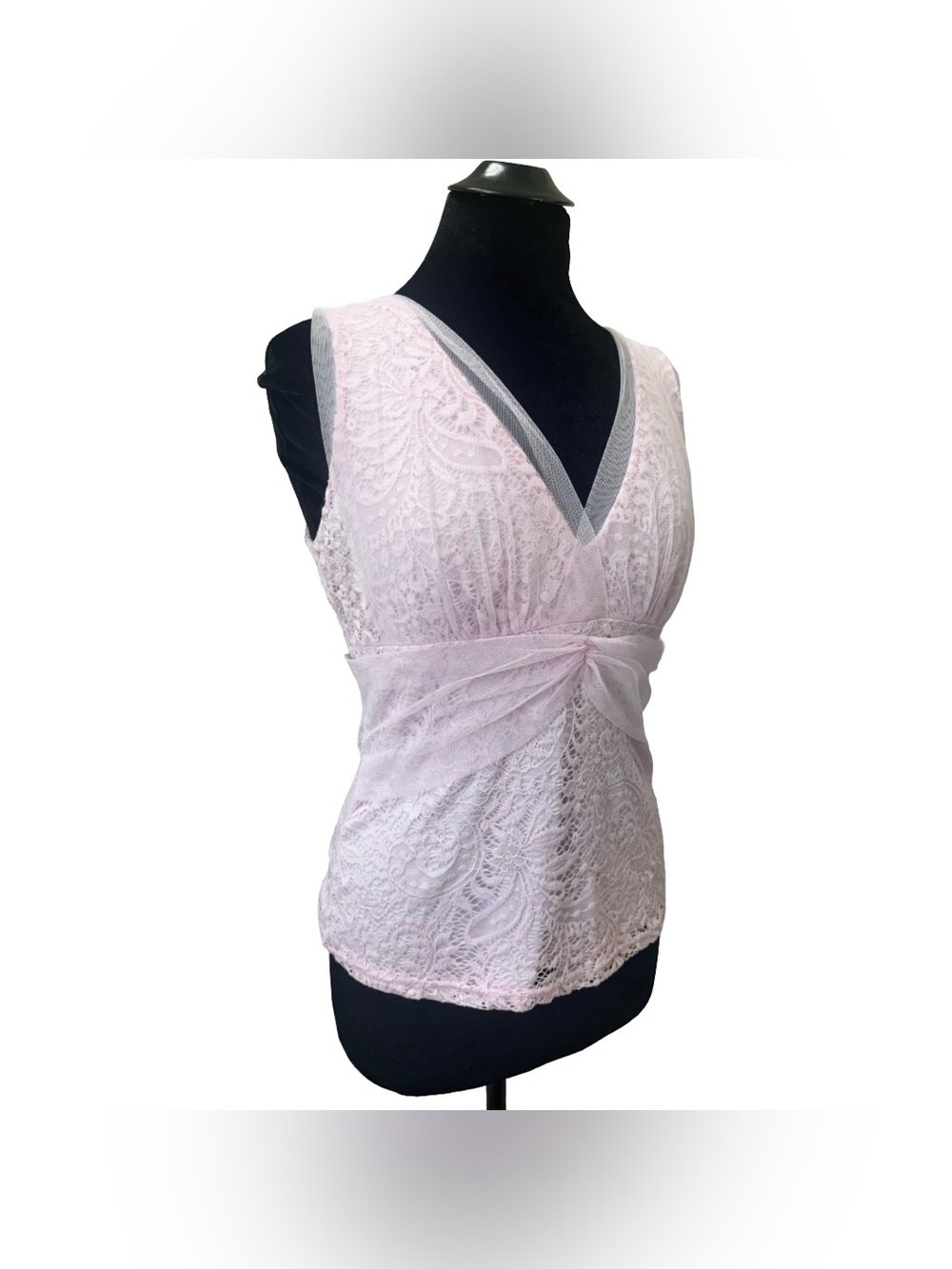 Y2K Venus Purple Lace Mesh Babydoll Top